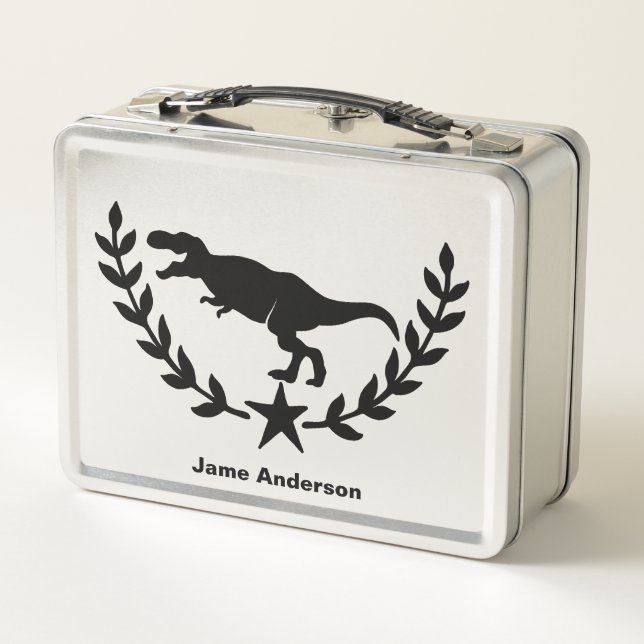 Lunch Box Silhouette de dinosaure Tyrannosaurus (Dos)