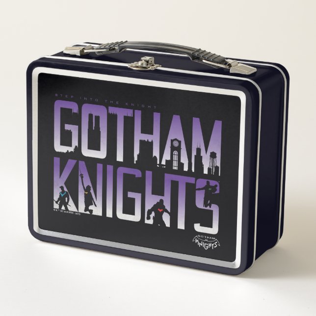 Lunch Box Silhouettes de Gotham Knights (Devant)