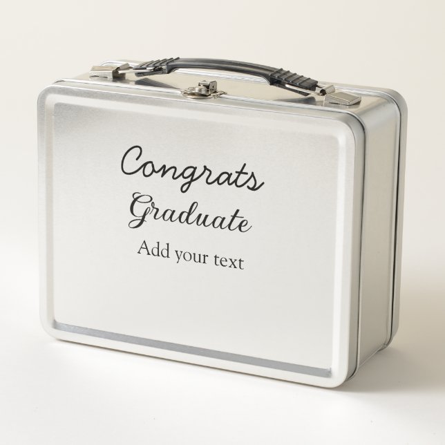 Lunch Box Simple congratulation graduation add your (Devant)