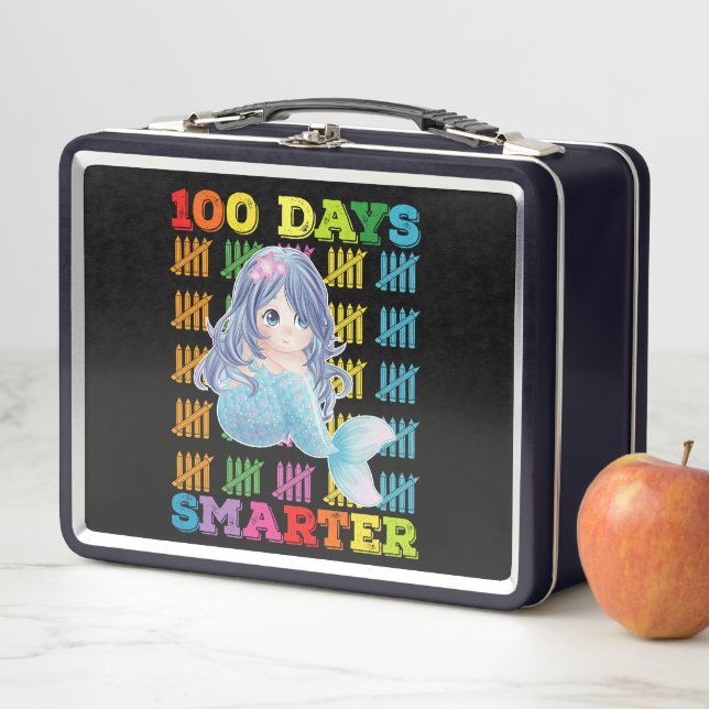 Lunch Box Sirène 100 jours plus intelligente 100e jour d'éco (En situation)