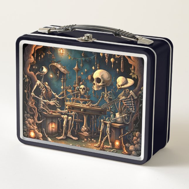 Lunch Box Skeletons surréalistes III (Devant)