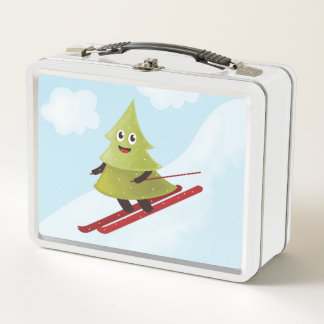 Lunch Box Ski Pine Arbre Cute Sports Neige hiver