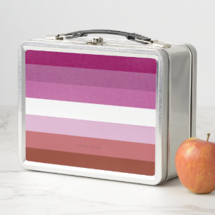 Lunch Box SlipperyJoe's Lesbian Pride drapeau feminine Lipst