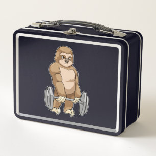 Lunch Box Sloth au Bodybuilding avec Barbell