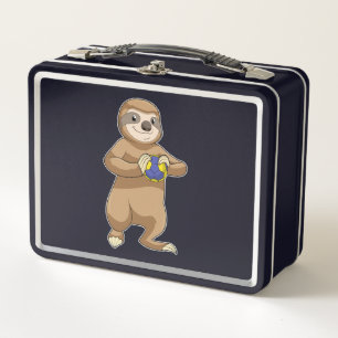 Lunch Box Sloth comme joueur de handball avec Handball