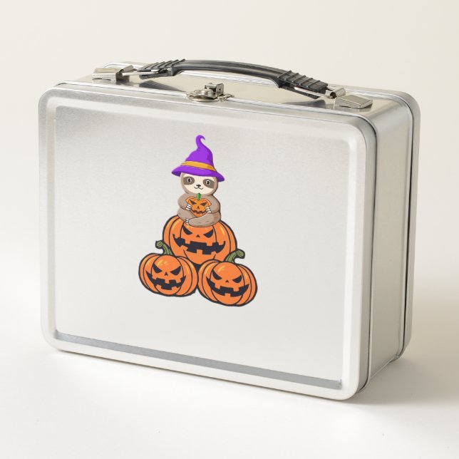 Lunch Box Sloth Halloween Premium T-Shirt (Devant)