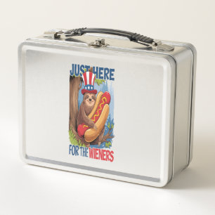 Lunch Box Sloth Hot Dog 4 juillet BBQ