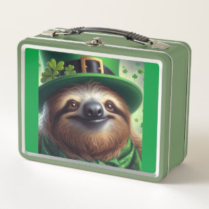 Lunch Box Sloth St Paddys Day