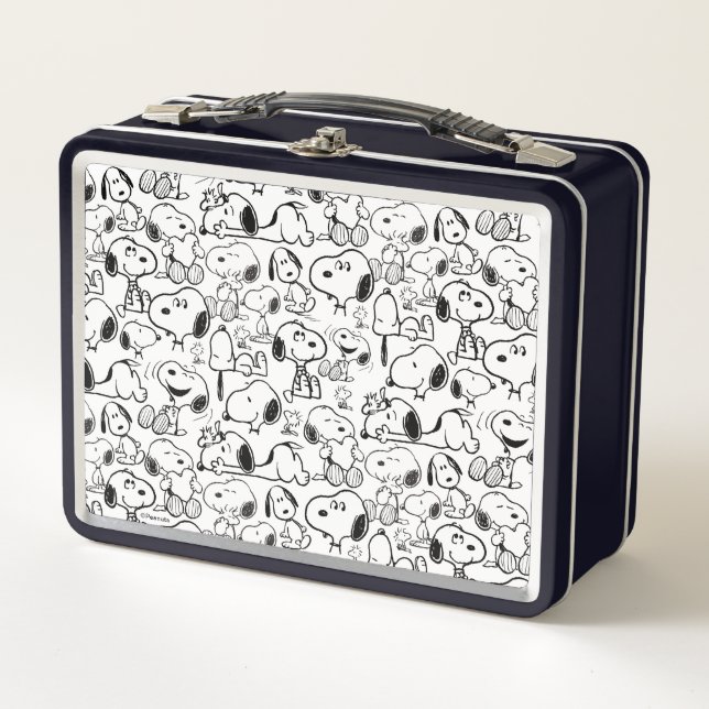 Lunch Box Snoopy Smile Giggle Laugh Pattern (Devant)