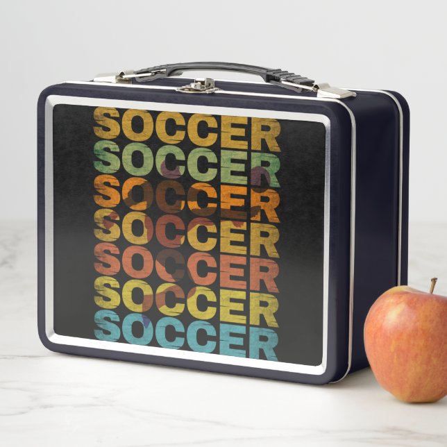 Lunch Box SOCCER vintage (En situation)