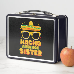 Lunch Box Sœur pas moyenne Nacho Cinco De Mayo famille appar