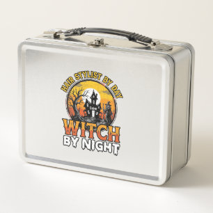 Lunch Box Sorcière Coiffeuse De Nuit Vintage Halloween Desi