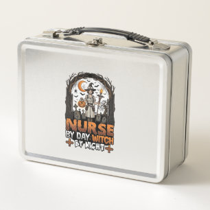 Lunch Box Sorcière de jour infirmière Nuit d'Halloween Cimet