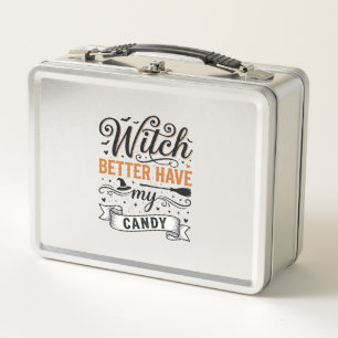 Lunch Box Sorcière Vintage Mieux Avoir Mon Bonbon Design Hal