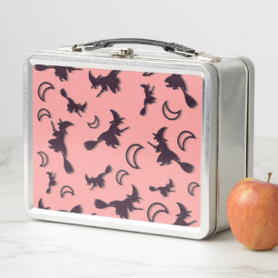 Lunch Box Sorcière volante entre la moitié de la lune à Hall