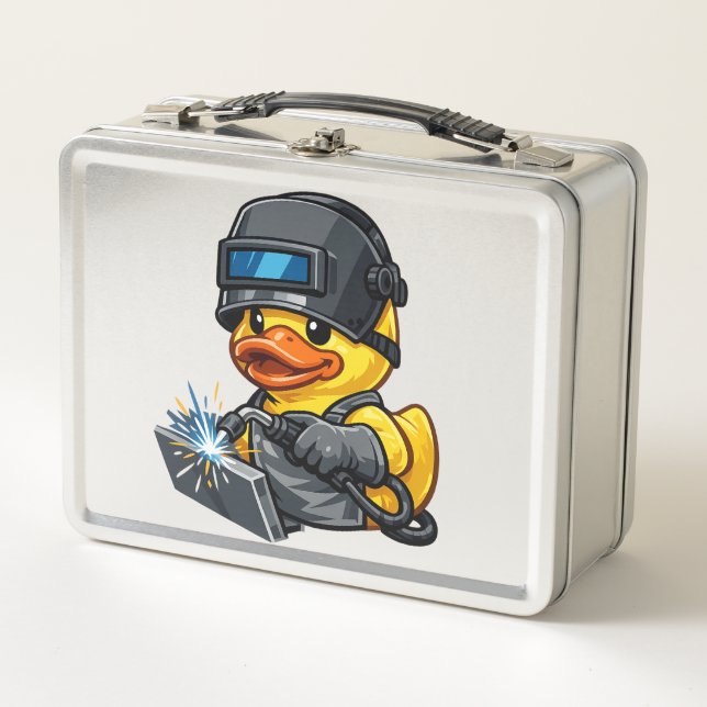 Lunch Box Soudeur Canard en Caoutchouc (Devant)
