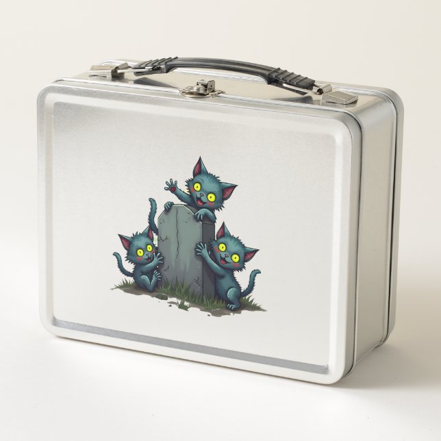 Lunch Box Soulèvement de chatons zombies (Devant)