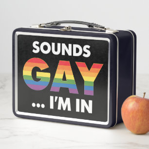Lunch Box Sounds Gay Je suis Rainbow LGBTQ Pride