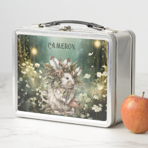 Lunch Box Souris forestière enchantée personnalisée