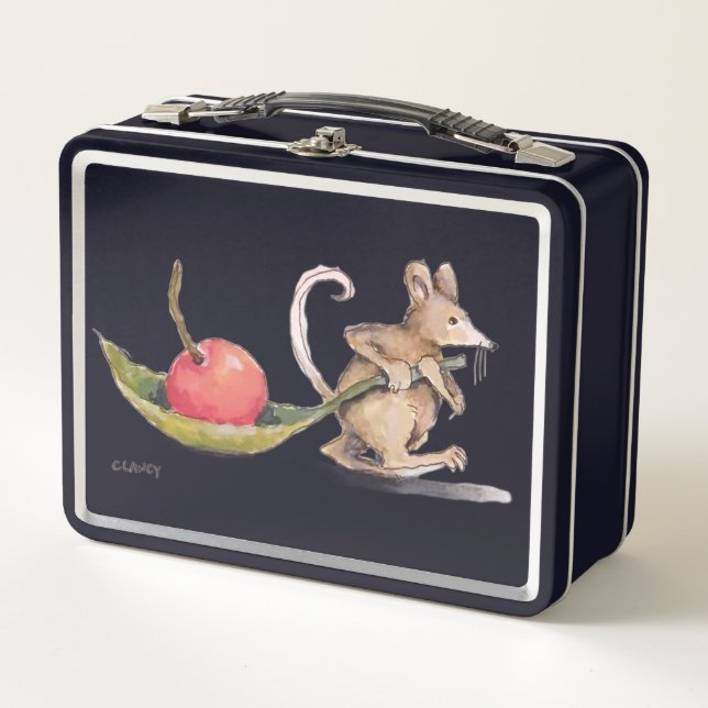 Lunch Box Souris porteuse de cerise (Devant)