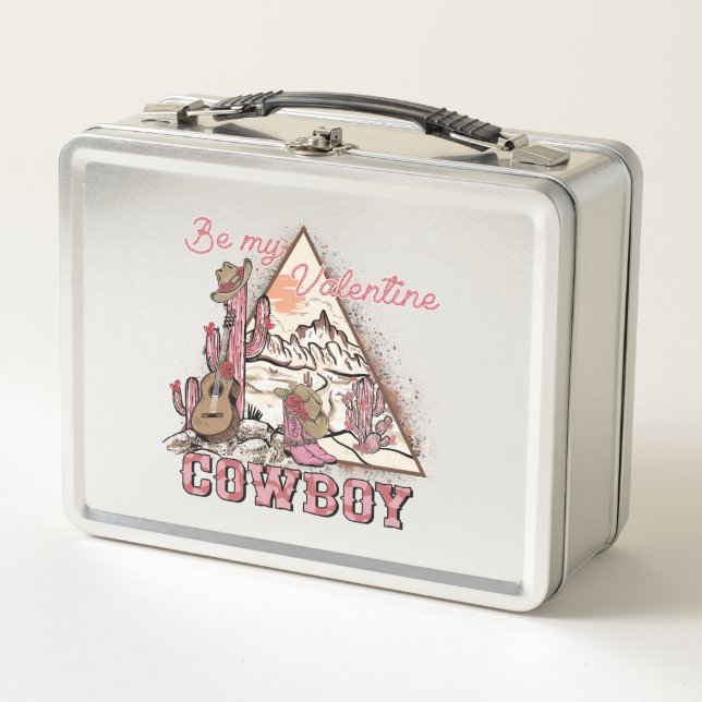 Lunch Box Soyez Mon Cowboy Valentine (Devant)