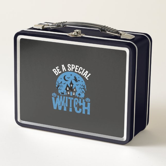 Lunch Box Soyez un design de Halloween de sorcière spéciale_ (Devant)