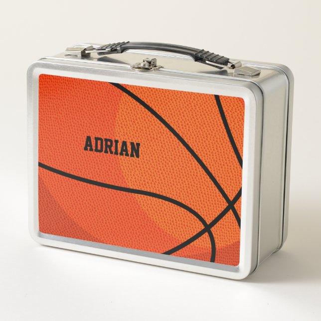 Lunch Box Sport de basket-ball personnalisé (Devant)