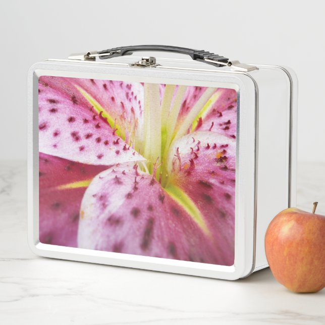 Lunch Box Stargazer Lily brillant Magenta Floral (En situation)