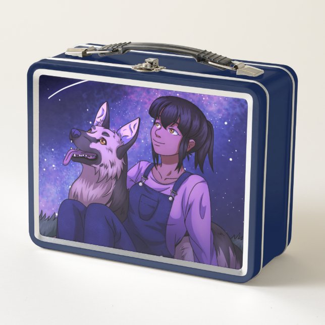 Lunch Box Stargazing avec un chien (Devant)