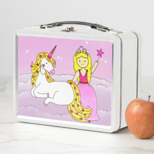 Lunch Box Stars & Diamond Princess & Unicorn Boîte à lunch