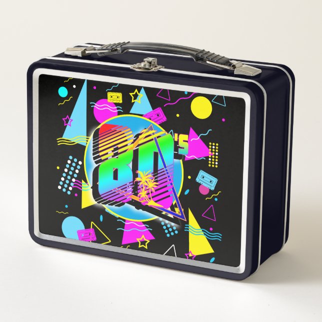 LUNCH BOX STYLE RÉTRO VINTAGE DES ANNÉES 80 (Devant)