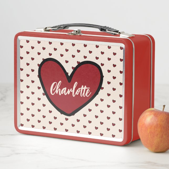 Lunch Box Styliste Sweet Heart Cadeaux personnalisés modèle (En situation)