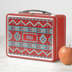 Lunch Box Sud-Ouest Mesas Turquoise & Rouge