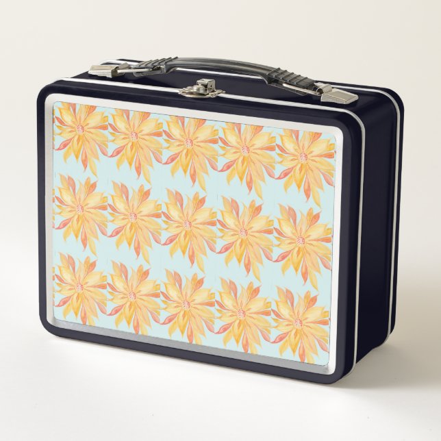 Lunch Box Sunny Floral Sunburst (Devant)