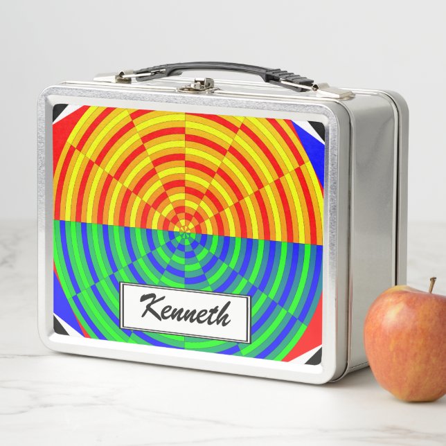 Lunch Box Sunrise numérique par Kenneth Yoncich (En situation)
