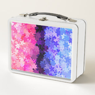 Lunch Box Super Boho Quirky Retro Floral Omnisexual Pride