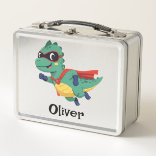 Lunch Box Super Dino Héros – T-Rex Volant Mignon avec Cape