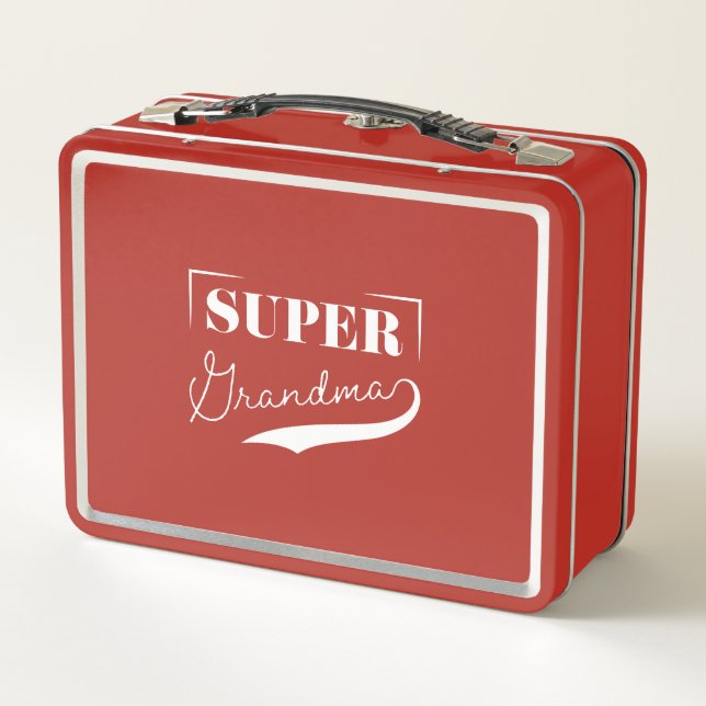 Lunch Box Super Grand-mère (Dos)