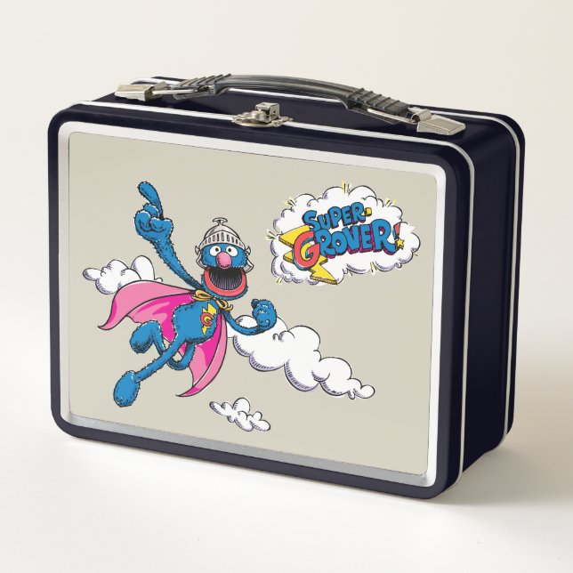 Lunch Box Super Grover vintage (Devant)