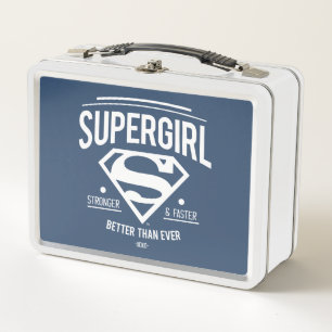 Lunch Box Supergirl Better Than Ever Retro Graphic