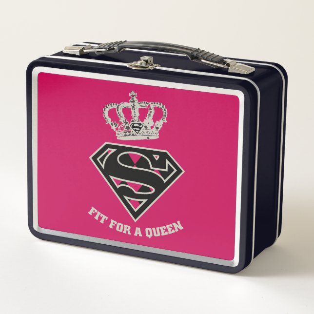 Lunch Box Supergirl S-Shield "Adapté Pour Une Reine" (Devant)