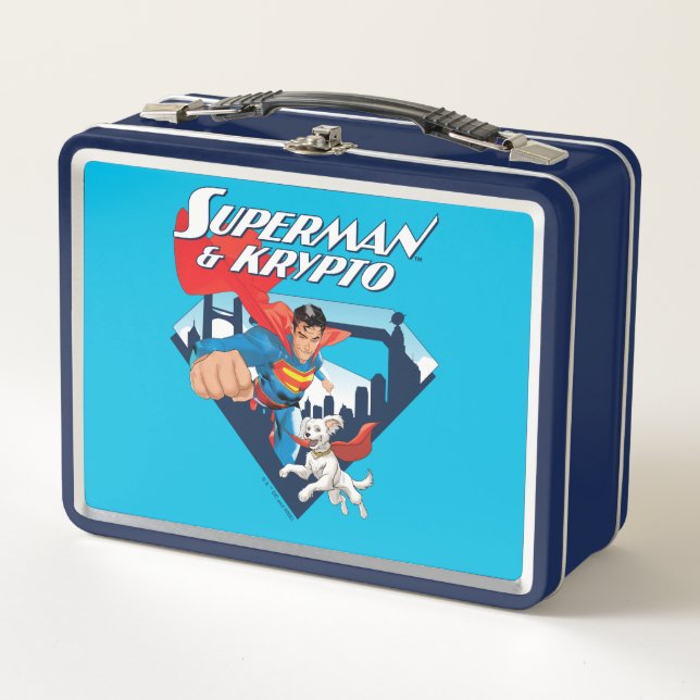 Lunch Box Superman & Krypto Soar (Devant)