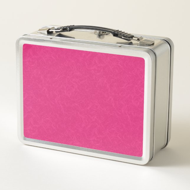 Lunch Box Surface rose texturée avec un motif subtil en spir (Dos)