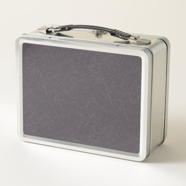 Lunch Box Surface texturée violette foncée à motif tourbillo (Dos)