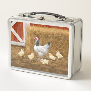 Lunch Box Sussex Chicken Mama Hen et Chicks