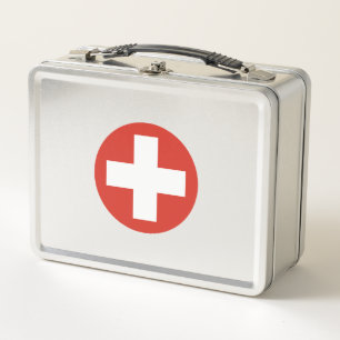 Lunch Box Switzerland country flag roundel