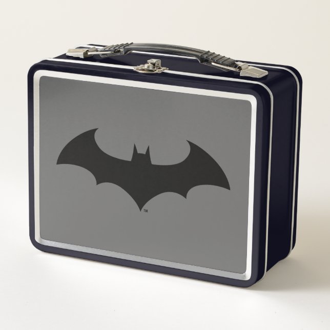 Lunch Box Symbole Batman | Logo Simple Bat Silhouette (Devant)