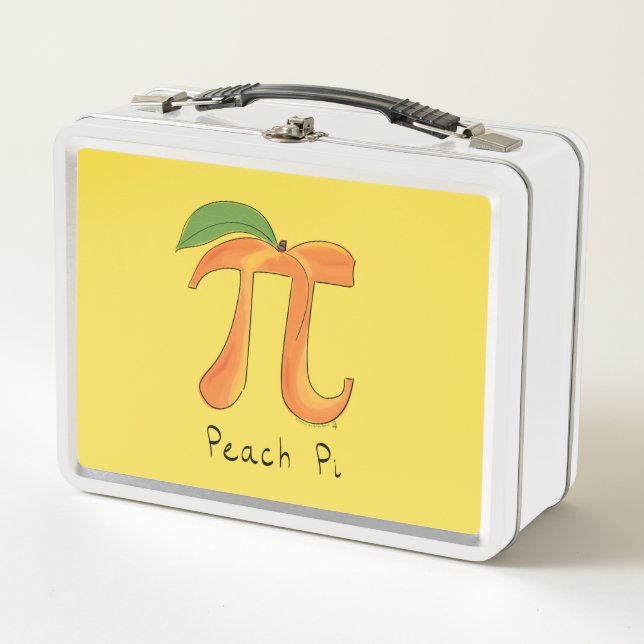 Lunch Box Symbole Peach Pi Enseignant Math (Devant)