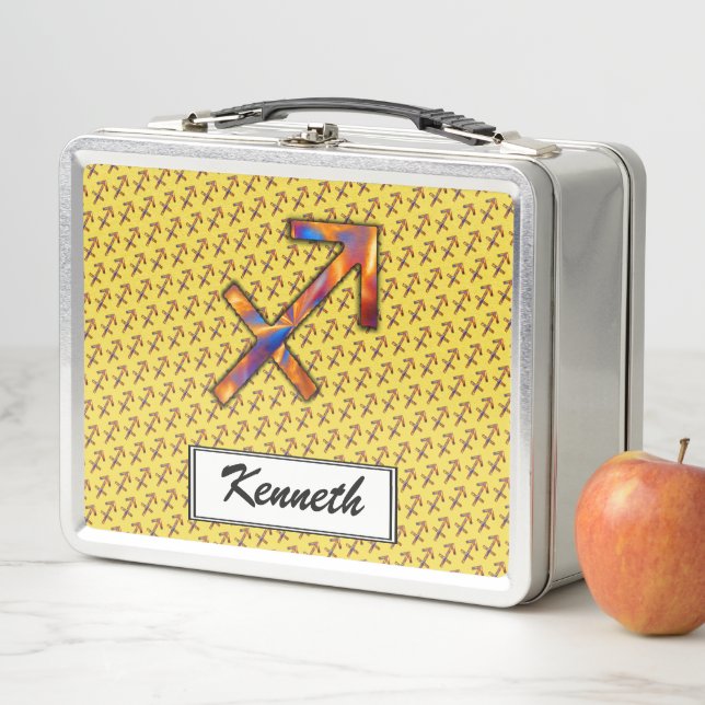 Lunch Box Symbole zodiaque Sagittarius Élément par K Yoncich (En situation)
