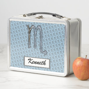 Lunch Box Symbole Zodiaque Scorpio Élément par Kenneth Yonci